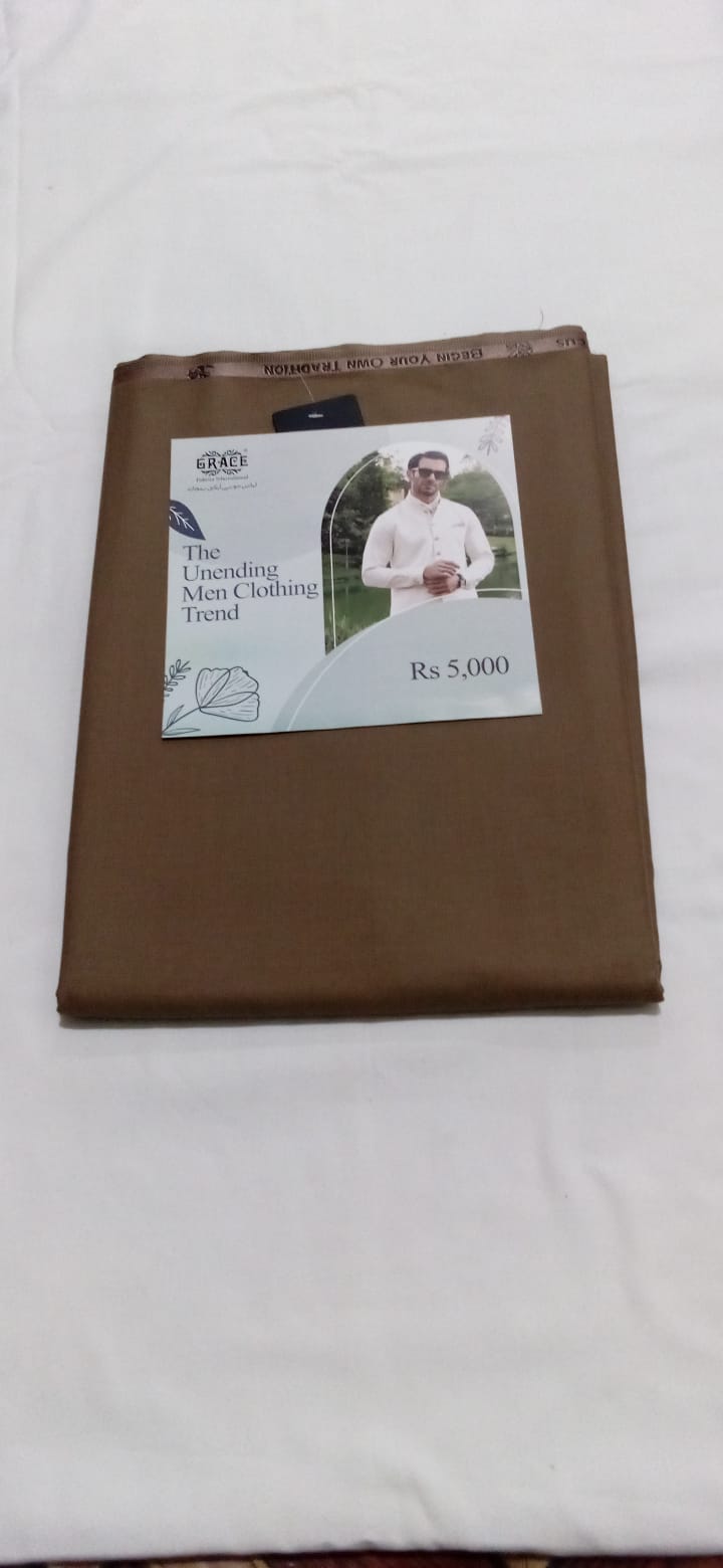 Grace Wash N Wear 4 Meter Light Brown