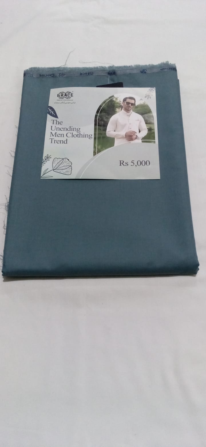 Grace Wash N Wear 4 Meter Light Blue
