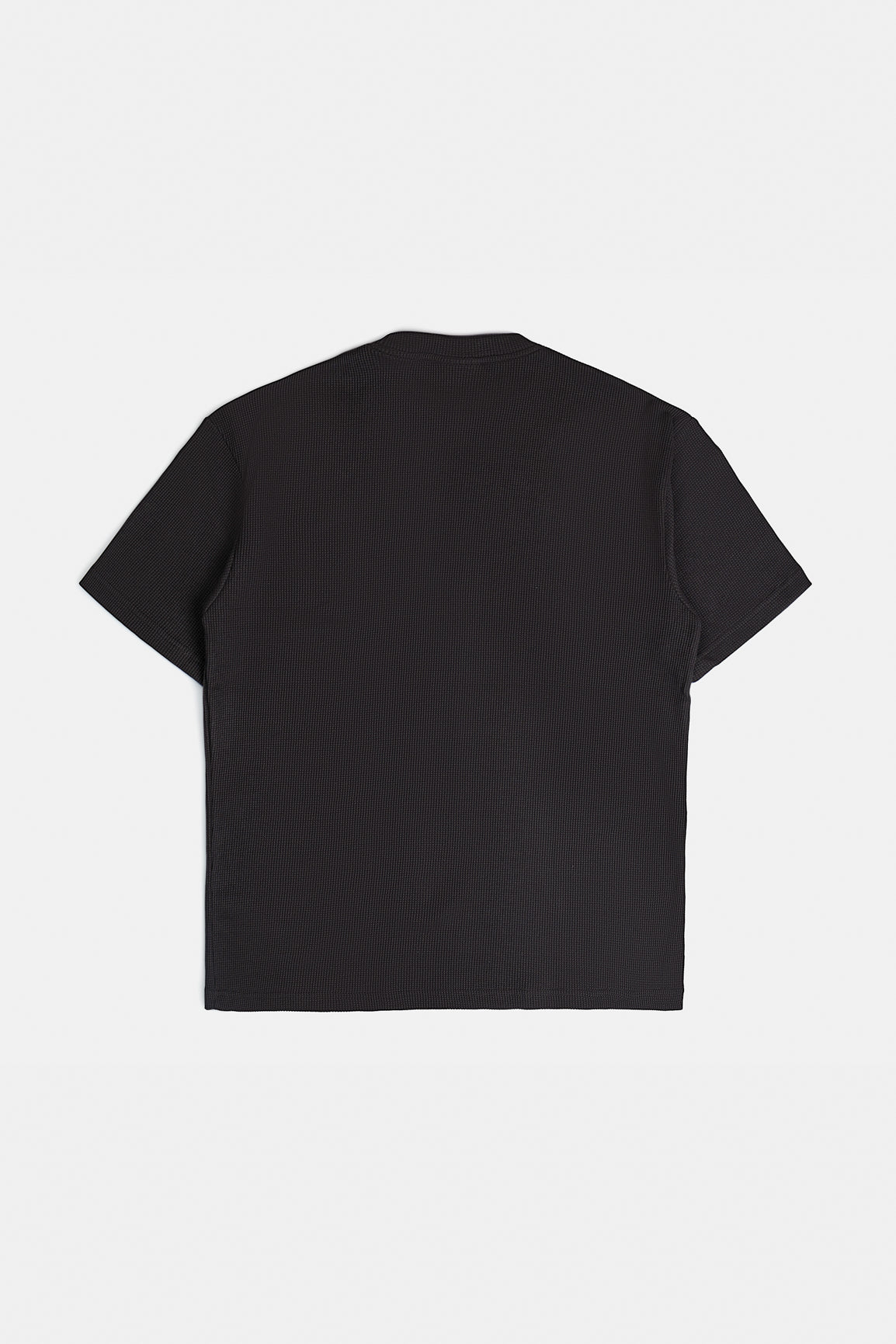 Dark Brown Waffle Oversized T-Shirt - Men