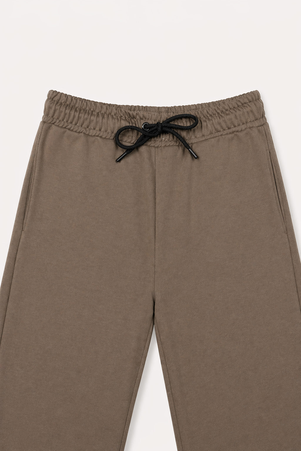 Brown Interlock Straight Fit Trouser  - Men