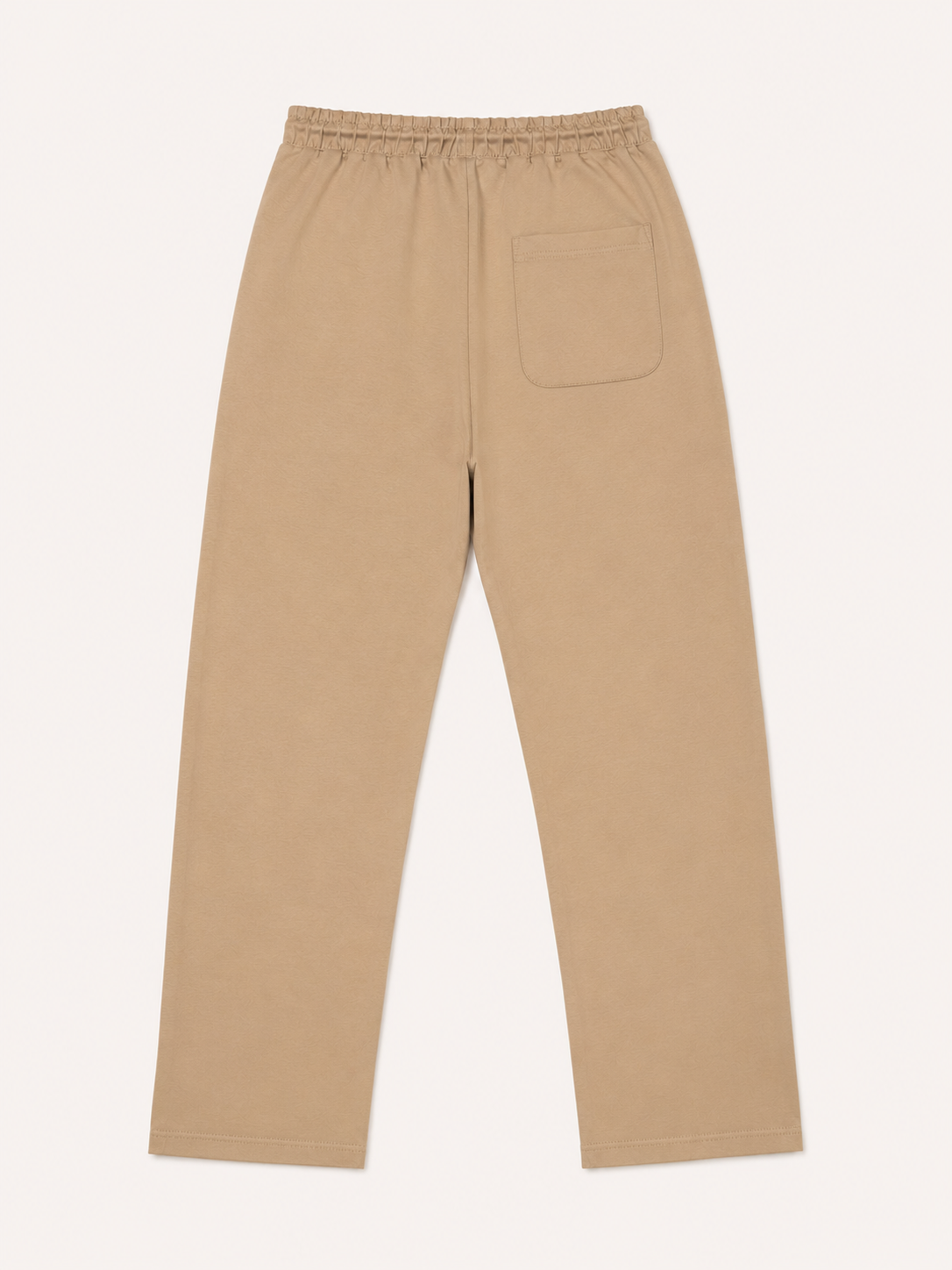 Tan Interlock Straight Fit Trouser  - Men