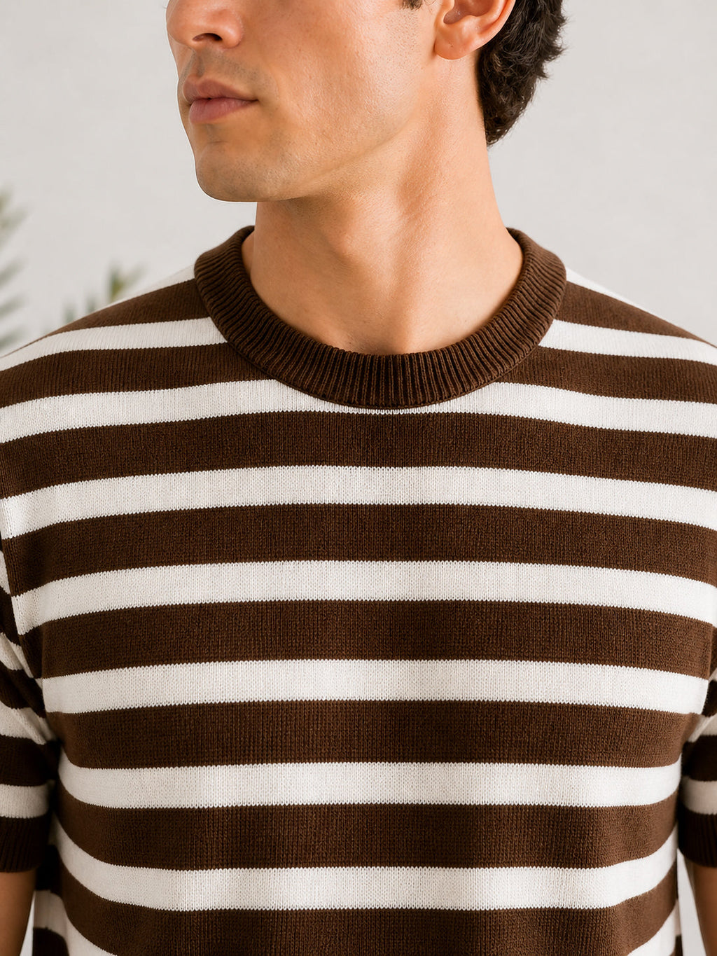 Mocca Brown Heritage Knit Tee