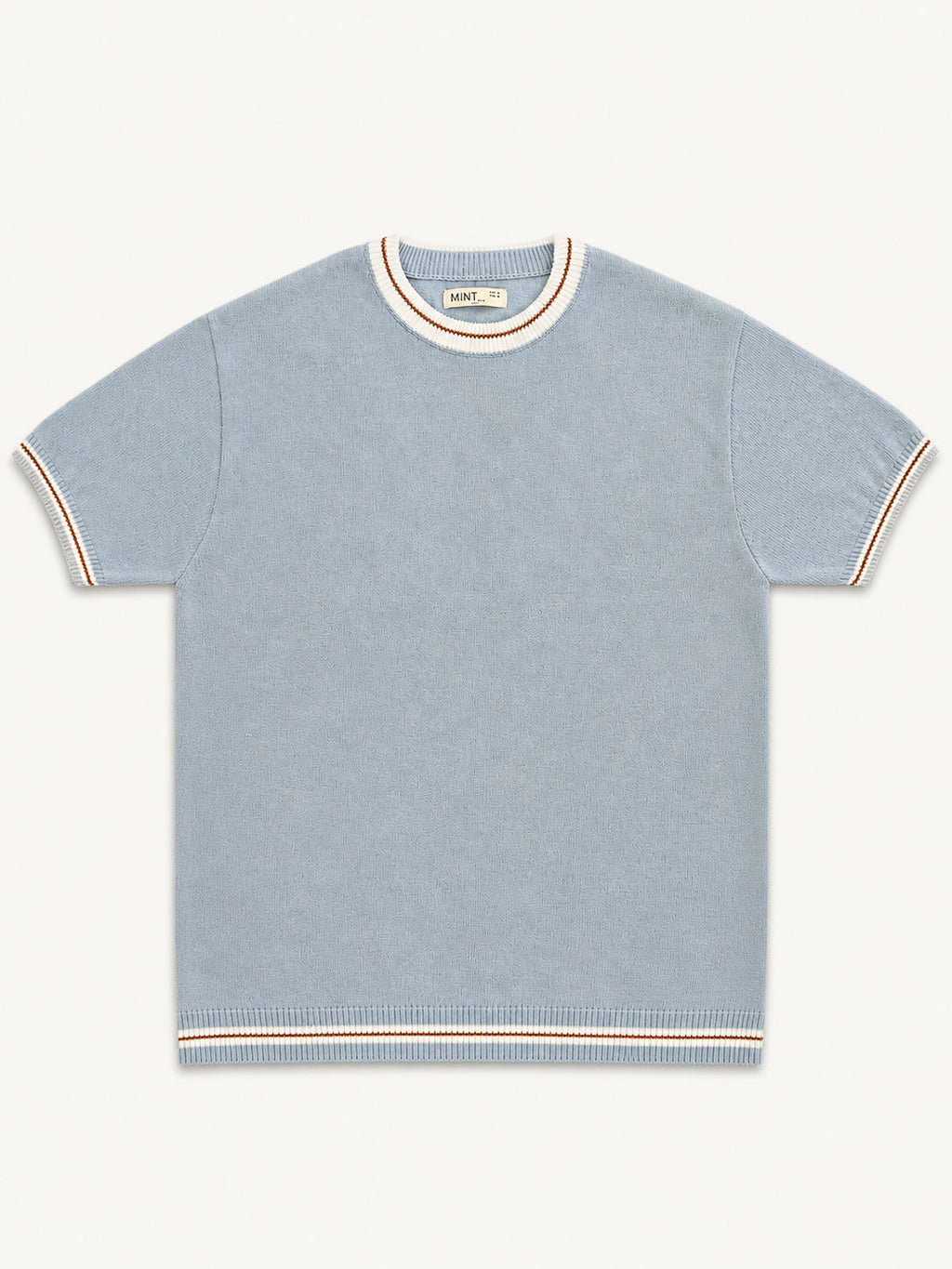Ice Blue Riviera Knit Tee