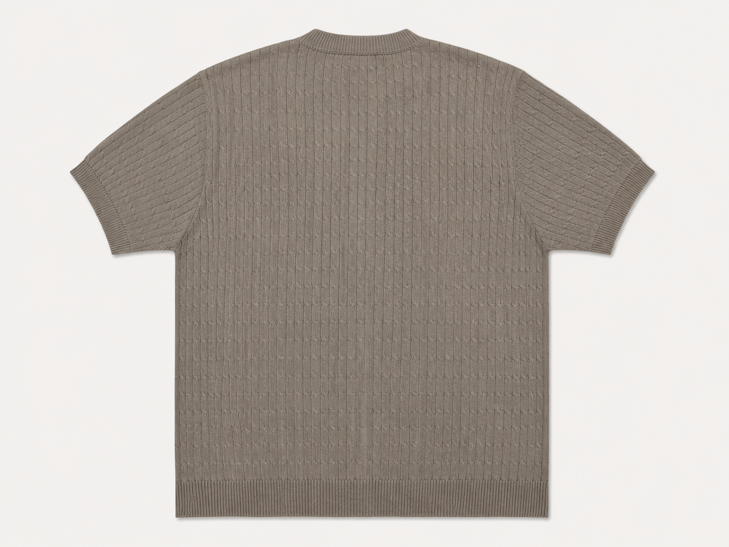 Taupe Heritage Knit Henley