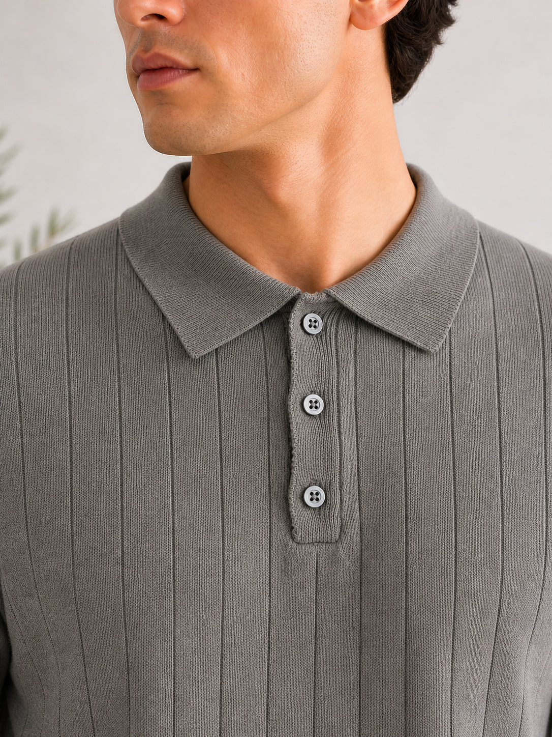 Ash Classic Rib Knit Polo