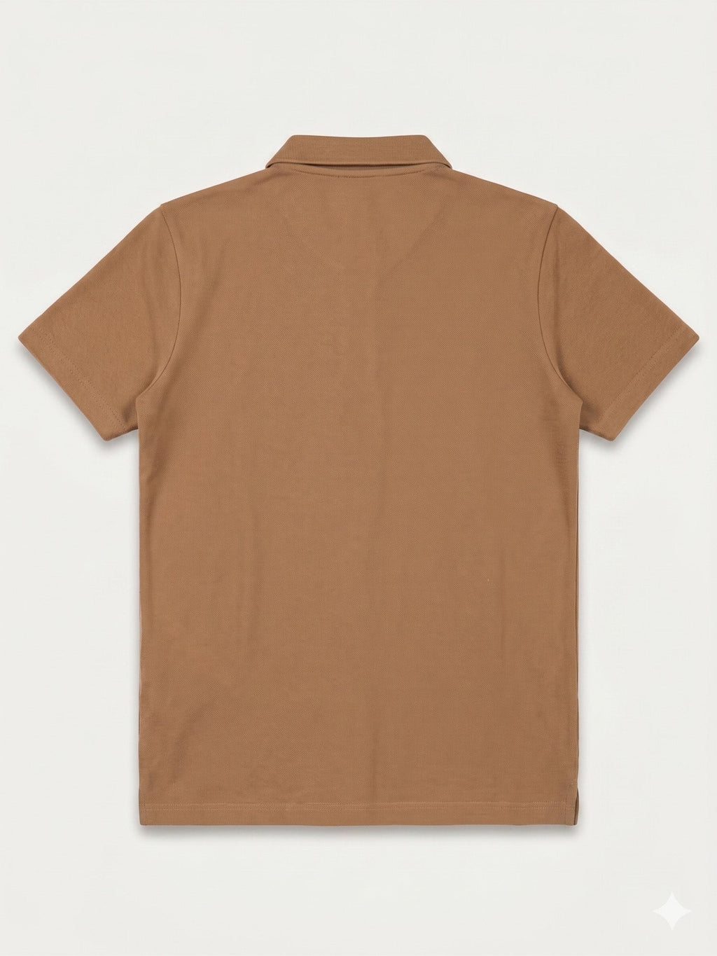 Camel Basic Zipper Polo - Smart Fit- Men