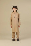 Camel Soft Cotton Kurta Trouser - Kids