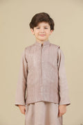 Pink Falling Embroidered Waistcoat - Kids