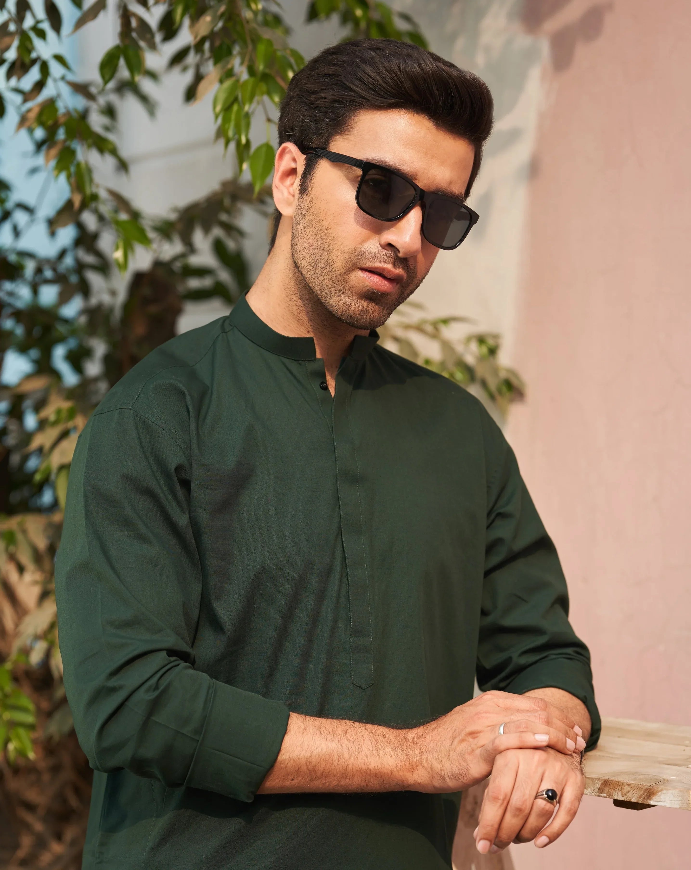 Pine Cotton Kurta Trouser - Men
