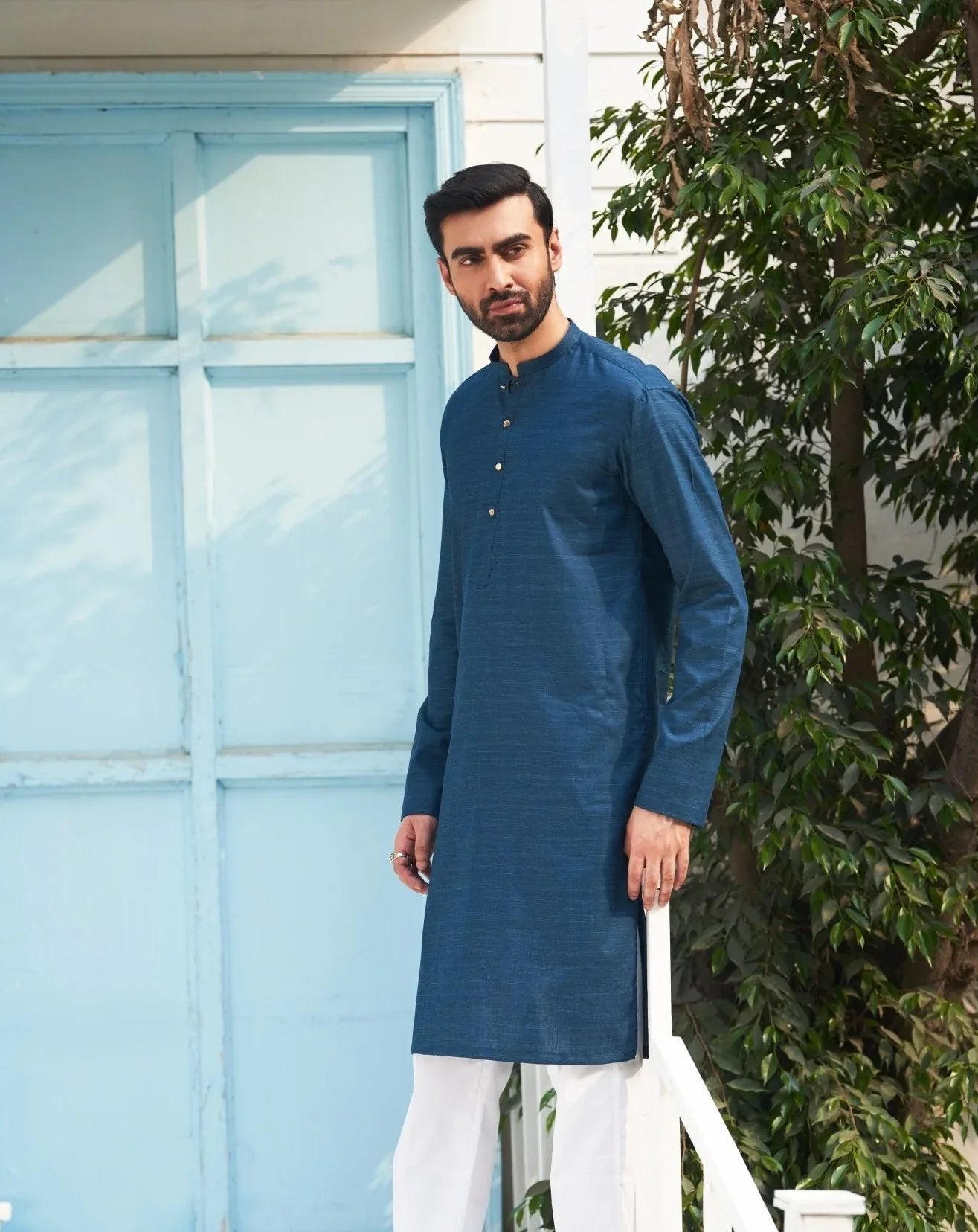 Egyptian Cotton Kurta Trouser - Men