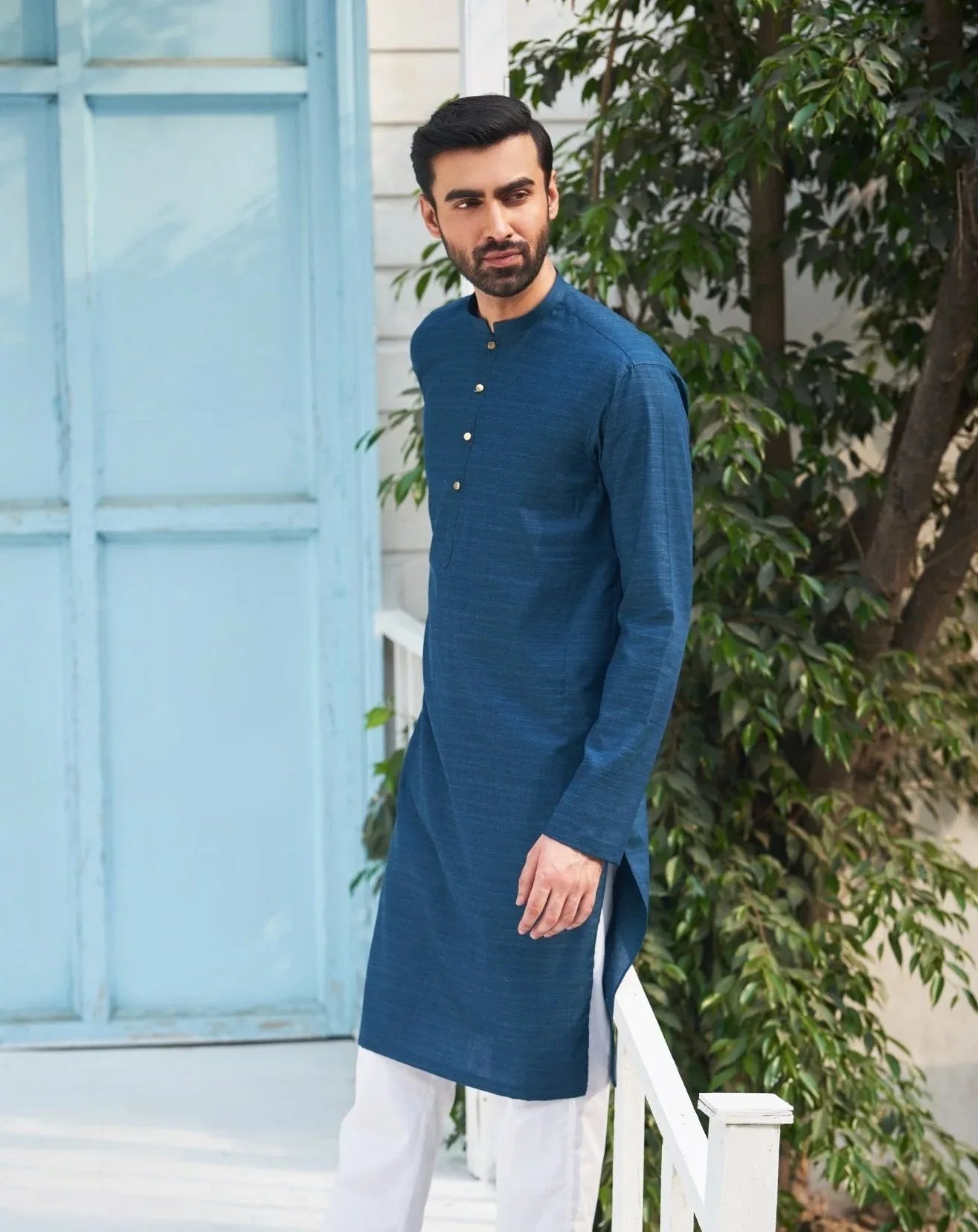 Egyptian Cotton Kurta Trouser - Men