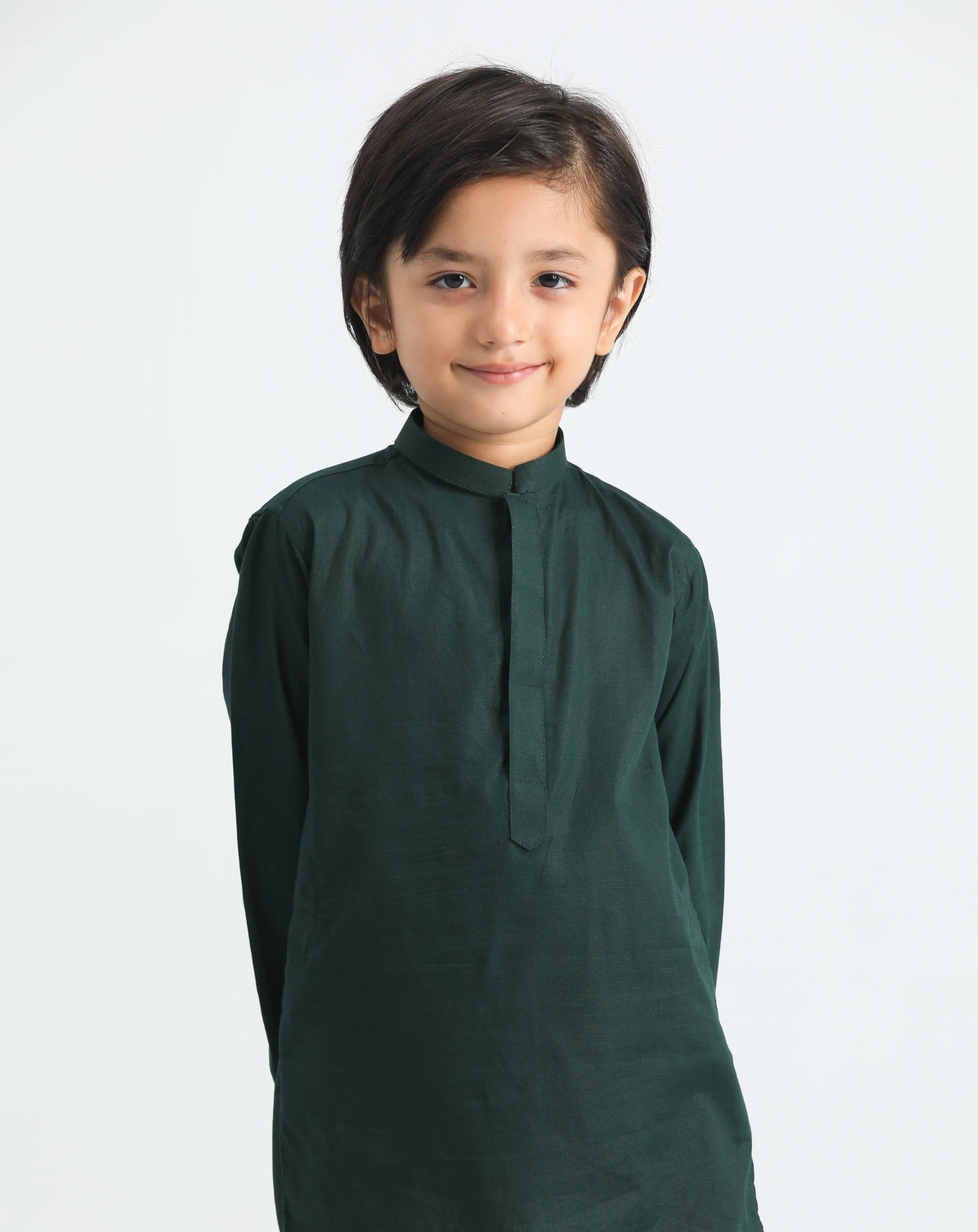 Pine Cotton Kurta Trouser - Kids