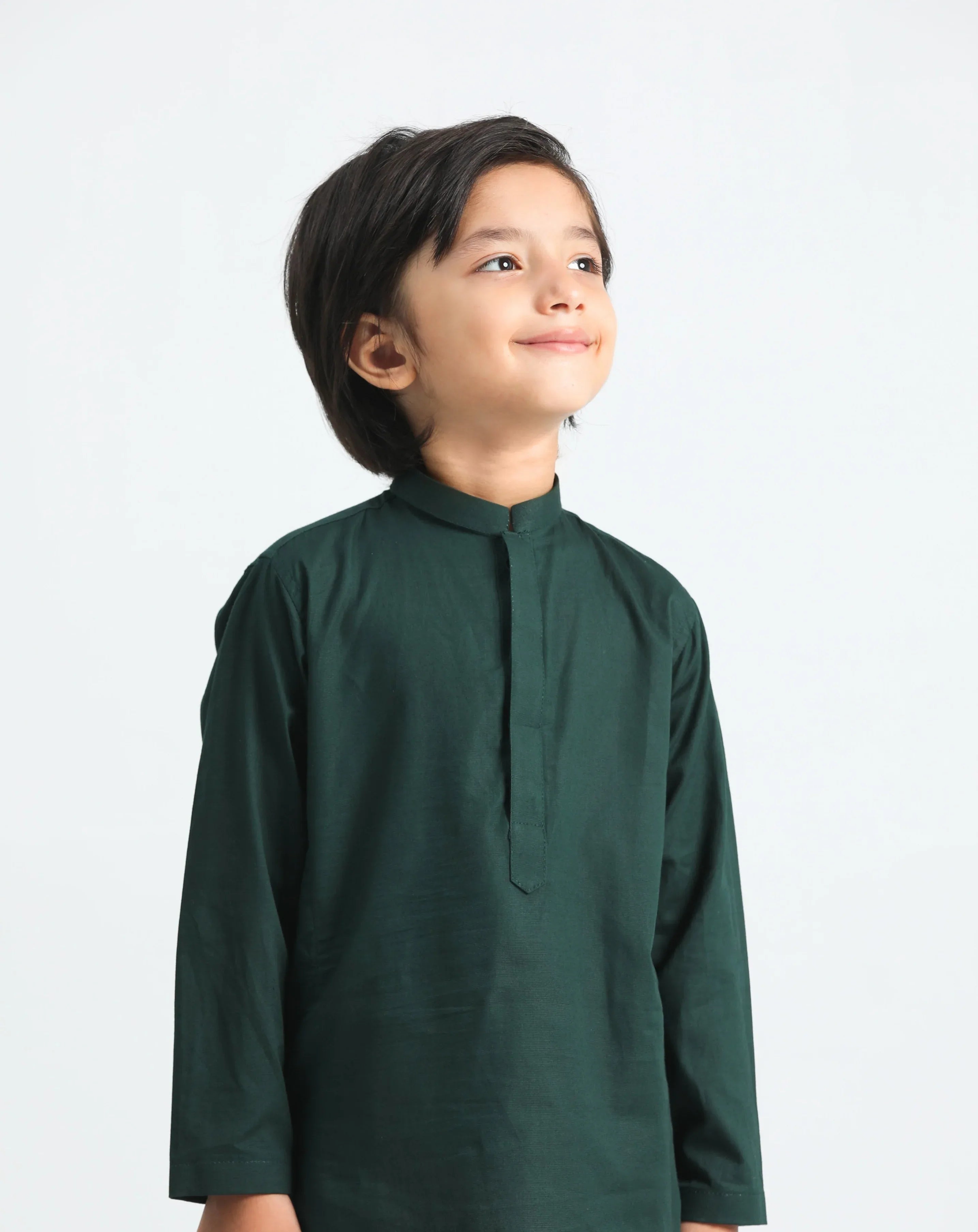 Pine Cotton Kurta Trouser - Kids