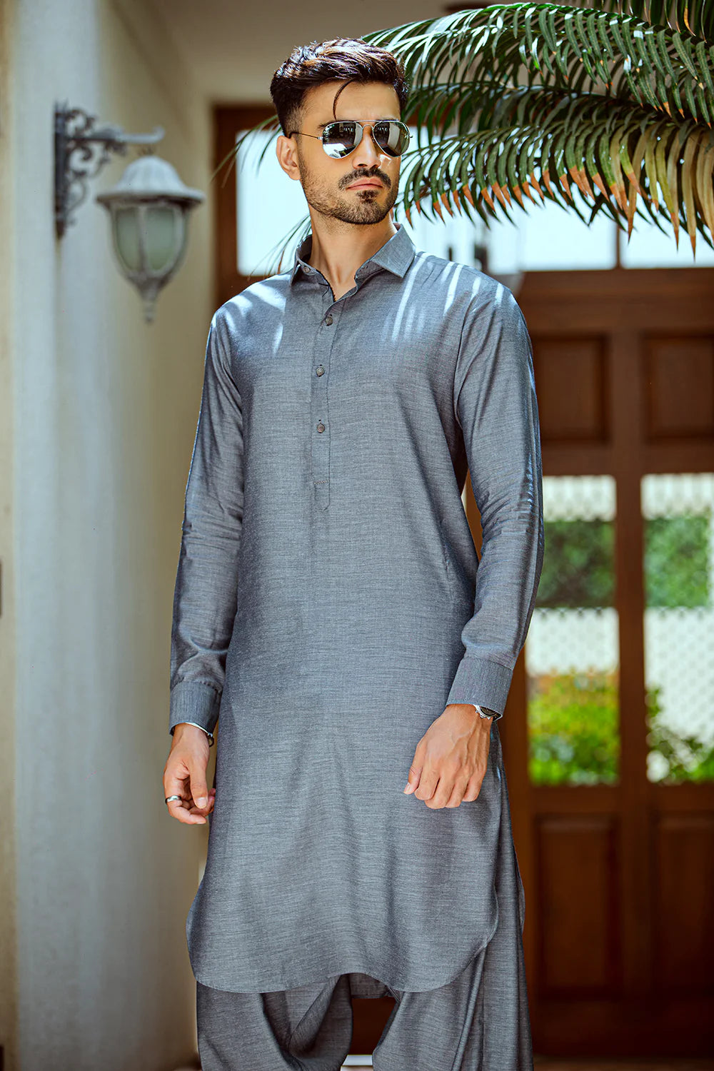 Martini Grey Color Men’s Shalwar Kameez